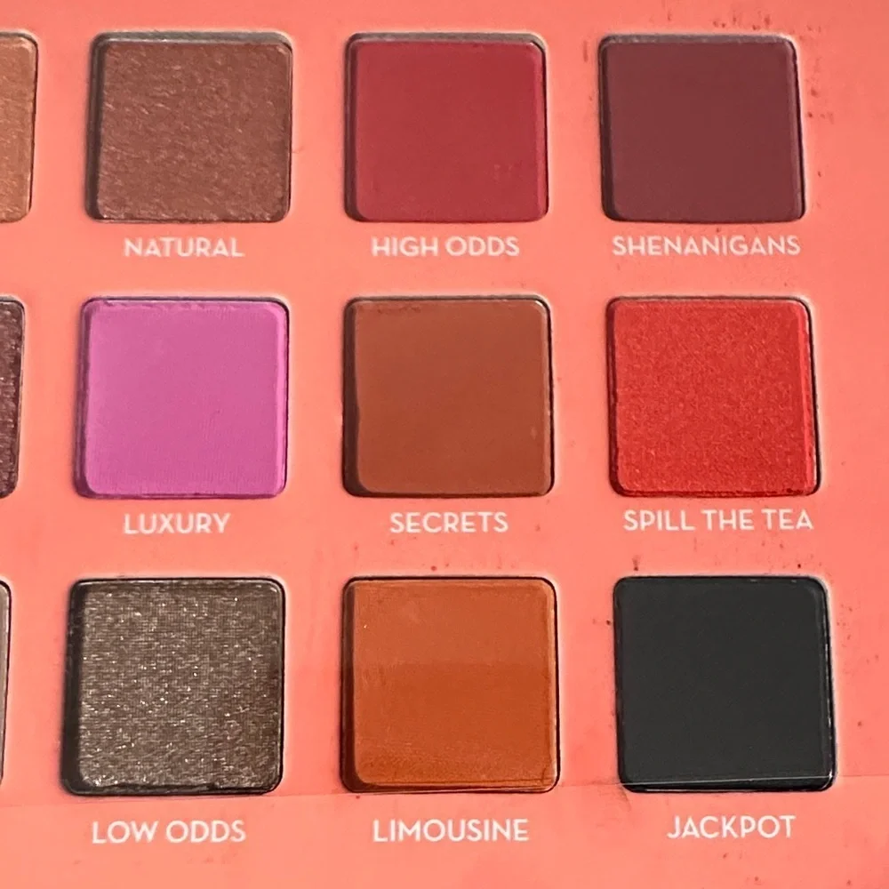 RUDE Blackjack 21 Eyeshadows Palette - Bold Edition